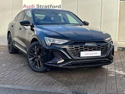 Mythos black, metallic Used 2023 Audi Q8 e-tron Black Edition SUV | £42,985 (Good price)