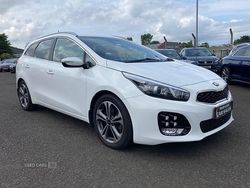 White Used 2016 Kia Ceed GT-Line Estate | £8,595 (A bit pricey)