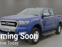 Blue Used 2018 Ford Ranger Limited Pickup | £17,495 (Good price)