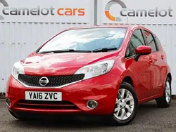 Red Used 2016 Nissan Note Acenta Premium MPV | £4,990 (Fair price)