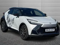 Platinum white Used 2025 Toyota C-HR Sport SUV | £32,999 (A bit pricey)