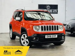 Orange Used 2016 Jeep Renegade Limited SUV | £6,500 (Fair price)