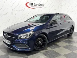 Blue Used 2018 Mercedes CLA200 Shooting Brake AMG line Estate | £12,299 (Expensive)