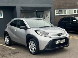 Silver Used 2023 Toyota Aygo PURE Hatchback | £13,495 (Fair price)