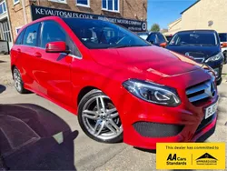 Red Used 2017 Mercedes B180 AMG line MPV | £10,495 (Fair price)