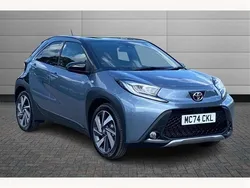 Persian salt with black Used 2025 Toyota Aygo Hatchback | £16,895 (A bit pricey)