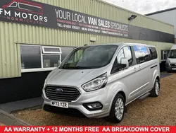 Silver Used 2022 Ford Tourneo Custom Titanium MPV | £26,300 (A bit pricey)