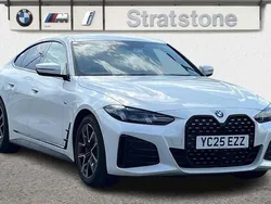 White Used 2025 BMW 420 Gran Coupé M Sport Coupe | £41,599 (A bit pricey)