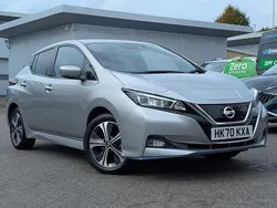 Silver Used 2020 Nissan Leaf N-TEC Hatchback | £13,490 (Fair price)