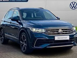 Blue Used 2021 VW Tiguan R-line SUV | £21,990 (Good price)