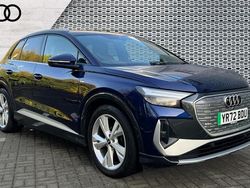 Blue Used 2022 Audi Q4 e-tron S-Line SUV | £24,390 (A bit pricey)