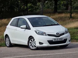 White Used 2012 Toyota Yaris Hatchback | £3,150 (Fair price)