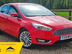 Red Used 2015 Ford Focus Titanium X Hatchback | £4,750 (Fair price)