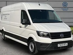 Candy white Used 2024 VW Crafter Van | £29,985 (A bit pricey)