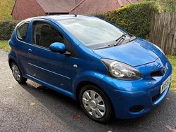 Blue Used 2009 Toyota Aygo Hatchback | £2,880 (Fair price)