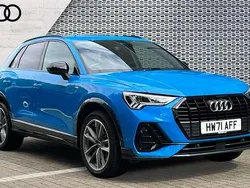 Blue Used 2021 Audi Q3 Black Edition SUV | £31,369 (Fair price)