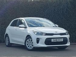 White Used 2018 Kia Rio Hatchback | £7,498 (A bit pricey)