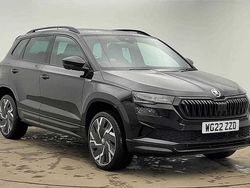 Black magic pearl effect Used 2022 Skoda Karoq SportLine SUV | £22,700 (Fair price)
