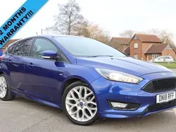 Blue Used 2018 Ford Focus ST-Line Hatchback | £5,790 (Good price)