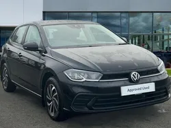 Deep black pearl Used 2024 VW Polo Life Hatchback | £17,968 (Fair price)