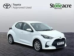 White Used 2023 Toyota Yaris Hybrid Hatchback | £18,000 (Fair price)