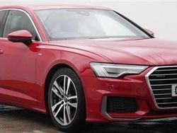 Red Used 2022 Audi A6 S-Line Sedan | £35,880