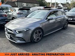 Grey Used 2019 Mercedes A35 AMG Premium Plus Hatchback | £24,990 (Good price)