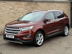Red Used 2017 Ford Edge Titanium SUV | £10,895 (Fair price)