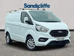 Solid frozen white Used 2021 Ford Transit Custom | £14,500 (Fair price)