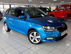 Blue Used 2021 Skoda Fabia SE L Hatchback | £13,789 (Fair price)
