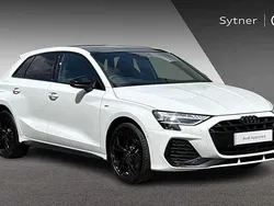 White Used 2025 Audi A3 e-tron Black Edition Hatchback | £34,500