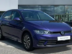 Vibrant violet metallic Used 2024 VW Polo Life Hatchback | £18,984 (Fair price)