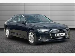 Brilliant black Used 2022 Audi A6 Sport Sedan | £22,995 (Fair price)