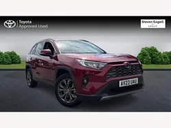 Red Used 2023 Toyota RAV4 Hybrid Design SUV | £30,555 (Fair price)