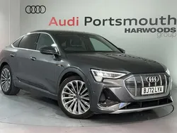 Grey Used 2022 Audi e-tron Sportback S-Line SUV | £26,990 (A bit pricey)