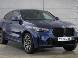 Blue Used 2024 BMW X4 M Sport SUV | £46,792 (Good price)