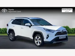 White Used 2020 Toyota RAV4 Hybrid SUV | £24,632 (A bit pricey)