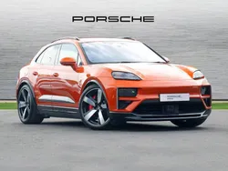 Papaya metallic New 2024 Porsche Macan Turbo SUV | £93,490