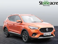 Orange Used 2023 MG ZS Exclusive Sedan | £13,999 (Fair price)
