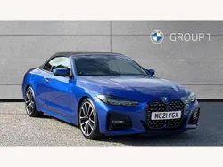 Blue Used 2021 BMW 420 M Sport Cabriolet | £29,795 (Good price)