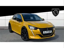 Yellow Used 2021 Peugeot 208 Premium Hatchback | £15,956 (Good price)