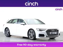 White Used 2019 Audi A6 S-Line Estate | £22,449 (Super price)