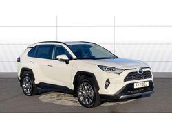 White Used 2021 Toyota RAV4 Hybrid SUV | £26,922 (Fair price)