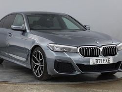 Blue Used 2021 BMW 520 M Sport | £25,985 (Fair price)