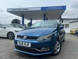 Blue Used 2016 VW Polo Match Hatchback | £8,995 (Fair price)