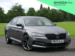 Grey Used 2023 Skoda Superb SportlinePlus Hatchback | £25,595 (Fair price)