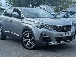 Grey Used 2017 Peugeot 3008 Allure SUV | £11,190 (Fair price)
