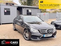 Black Used 2014 Mercedes E220 AMG Sedan | £8,095 (Fair price)