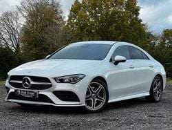 White Used 2021 Mercedes CLA200 AMG line Coupe | £19,583