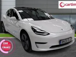 White Used 2020 Tesla Model 3 Standard Range Sedan | £14,990 (Fair price)